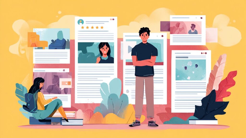 WordPress article thumbnails, blog article thumbnail images, user testimonials (case studies)