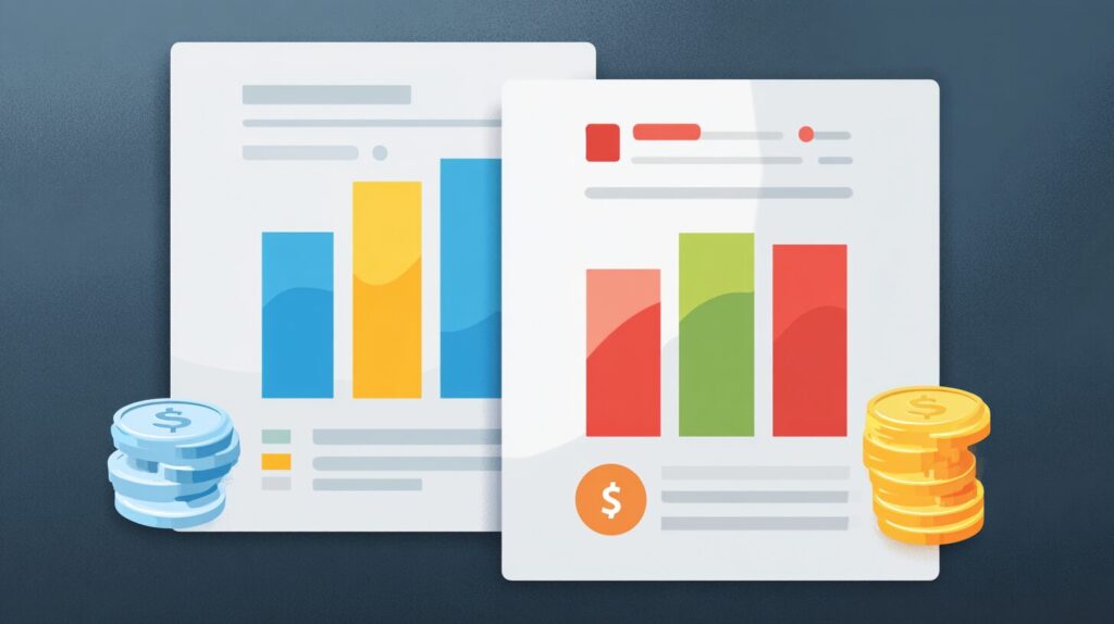 WordPress article thumbnails, blog article thumbnail images, cost comparison simulation